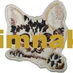 Kedi kedicik nakış işleme arma patch peç 6,5x8 cm