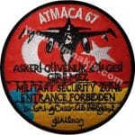 Atmaca 67 Askeri Güvenlik nakış işleme arma patch 9,5x9,5 cm