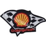 Shell Team Logo Nakış İşleme Arma Amblem Patch 10x6 cm