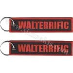 Walterrific Nakış işleme Anahtarlık Çift Taraflı12x2,5 cm