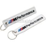 Bmw Performance Nakış işleme Anahtarlık Çift Taraflı 13x3 cm