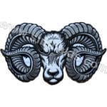 Koç Başı nakış işleme arma patch 29x17 cm