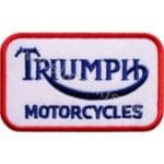Triumph Motorcycles logo nakış işleme arması patch 9x5,5 cm