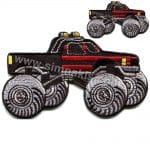 Off Road 4x4 jeep Otomobil Logo Nakış Arma Patchs 2 Parça 25x15 cm 11x6,5 cm
