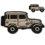Jeep nakış işleme arma patch peç 2 farklı ebat 6.5X12 cm & 12.5x25 cm