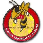121 Filo 'Hayat 500 K başlar nakış işleme arma patch peç yama