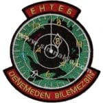 Ehtes Denemeden Bilemezsin nakış işleme arma 9x9 cm