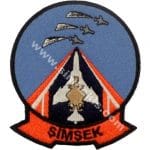 Şimşek Filosu nakış işleme arma 8x9 cm