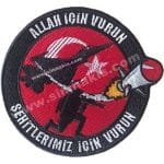 Filo Allah için Vurun Şehitlerimiz için Vurun 9x9 cm
