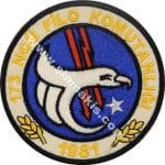 173 Filo Komutanlığı nakış işleme arma 9x9 cm
