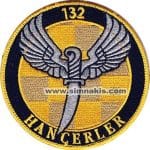 132 Filo Hançerler nakış işleme arma patch peç yama 9x9 cm