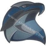 Kartal Motorcu Mont Nakış İşleme Arma Amblem Patch 28x27 cm