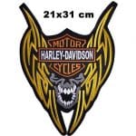 Motor Harley Davidson Cycles nakış işleme arma patch 21x31 cm