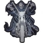 Motorcu Mont nakış işleme arma pec 35x29 cm
