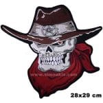 Kovboy nakış işleme arma pec 28x29 cm