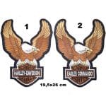 Harley Davidson Mont Nakış İşleme Arma Patch Dokuma 19,5x26 cm