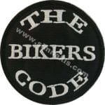 The Bikers Code nakış işleme arma patch 6x6 cm