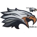 Kartal nakış işleme arma patch peç 5x10 cm & 15x28 cm