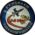 Filo Pençeler Freedom Fighter nakış işleme arma 9x9 cm