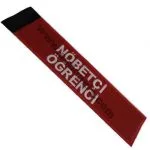 Nöbetçi Öğrenci Nakış Kolluk Kol Bantı 40x8 cm Cırt Bantlı