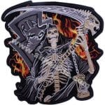Rip motorcu mont arması nakış işleme arma patch 28x29,5 cm