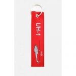 UH-1 HUEY yazılı kumaş anahtarlık 13×3 cm