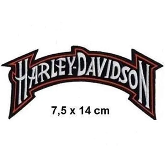 12661 Harley Davidson nakış işleme arma patch peç yama 7.5x14 cm - Görsel 1