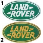 Land Rover nakış işleme arma patch peç 8x15 cm
