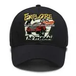 Explore nakış işleme armalı şapka kep hats cap ayarlanabilir cırt bantlı
