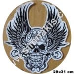 Motorcu mont nakış işleme arma patch peç yama 29x31 cm