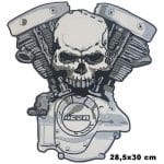 Kuru kafa piston nakış işleme arma patch pec 29x30 cm