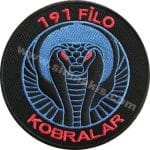 191 Filo nakış işleme arma patch peç yama 9x9 cm