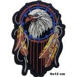 Kızılderili atmaca kartal şahin nakış işleme arma patch peç yama 9x12 cm