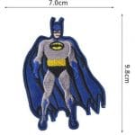 batman nakış işleme arma patch yama 7x10 cm