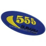 Subaru 555 Logo Nakış İşleme Arma Amblem Patch 4,5x11 cm