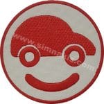 Otomobil nakış işleme arma patch 8x8 cm