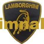 Lamborghini Nakış İşleme Arma Amblem Patch 9X8 cm