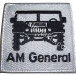 Am General Nakış İşleme Arma Amblem Patch 8x7,5 cm