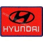 Hyundai Glx Nakış İşleme Arma Amblem Patch 9x6,5 cm