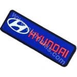 Hyundai Elantra Nakış İşleme Arma Amblem Patch 12x3,5 cm