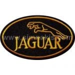 Jaguar Nakış İşleme Arma Amblemi Patch Goldi 9x5,.5 cm