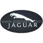 Jaguar Nakış İşleme Arma Amblemi Patch Siyahi 9x5,5 cm