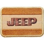 Jeep Nakış İşleme Arma Amblem Patch Krem 7,5x5 cm
