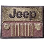 Jeep Nakış İşleme Arması Amblem Patch Logo 8x6 cm