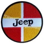 Jeep Nakış İşleme Arma Amblemi Patch Renkli 8x8 cm
