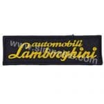 Lamborghini Auto Nakış İşleme Arma Amblem Patch 11x3,5 cm