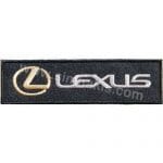 Lexus Nakış İşleme Arma Amblem Patch Yazı Beyaz 12x3 cm