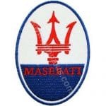Maserati Nakış İşleme Arma Amblem Patch 9X6,5 cm
