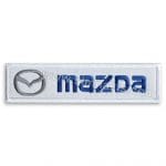 Mazda Nakış İşleme Arma Amblemi Patch Logo Yazı 12x3 cm