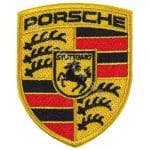Porsche Logo Nakış İşleme Arması Amblem Patch 9x7,5 cm